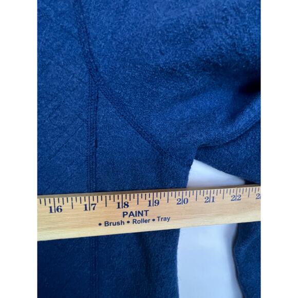 Beyond Threads Women's Size Large Blue Alpaca/Wool Blend Long Sleeve Blazer - Picture 7 of 8